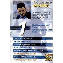Molina Megacracks Deportivo 364 Megafichas 2002-03