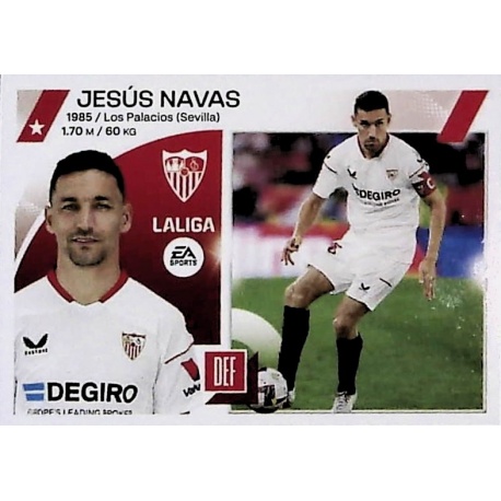 Sale Sticker Jesús Navas Sevilla Liga Este 2023 2024