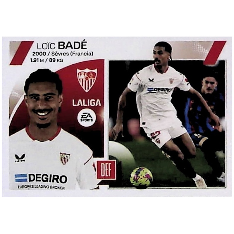 Cromos de Fútbol Badé Sevilla Album Adrenalyn 23 24