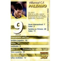 Palermo Megacracks Villarreal 382 Megafichas 2002-03
