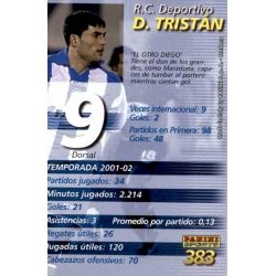 Diego Tristan Megacracks Deportivo 383 Megafichas 2002-03
