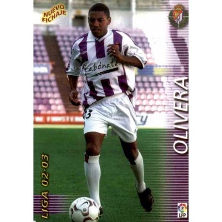 Olivera Nuevo Fichaje Valladolid 430 Megafichas 2002-03