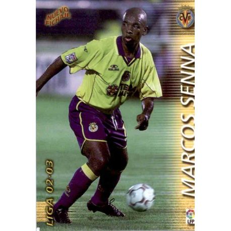 Marcos Senna Nuevo Fichaje Villarreal 428 Megafichas 2002-03