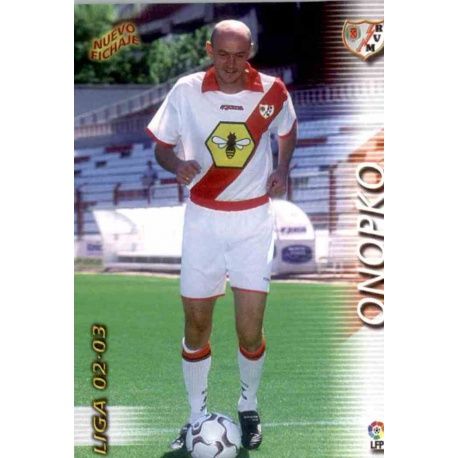 Onopko Nuevo Fichaje Rayo Vallecano 427 Megafichas 2002-03
