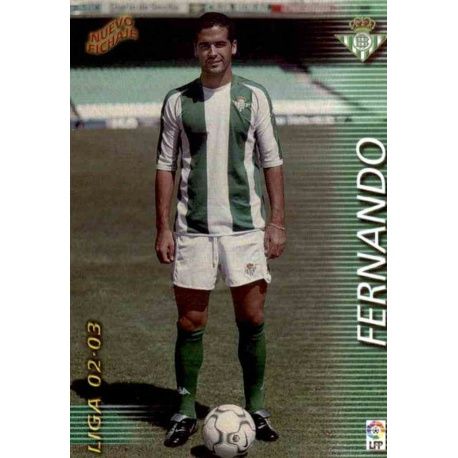 Fernando Nuevo Fichaje Betis 423 Megafichas 2002-03