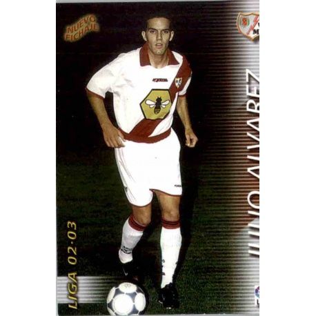 Julio Alvarez Nuevo Fichaje Rayo Vallecano 421 Megacracks 2002-03