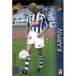 Karpin Nuevo Fichaje Real Sociedad 414 Megafichas 2002-03