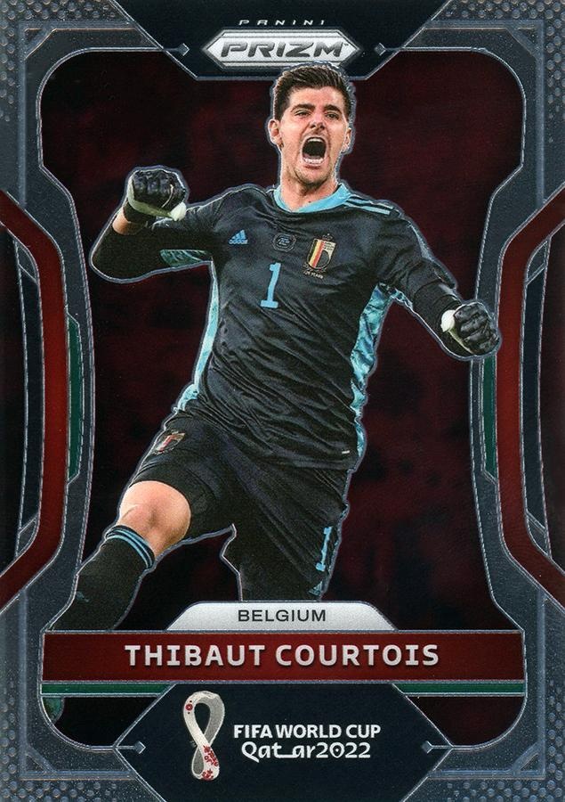 Sale Cards Thibaut Courtois Belgium Panini Prizm Qatar 2022