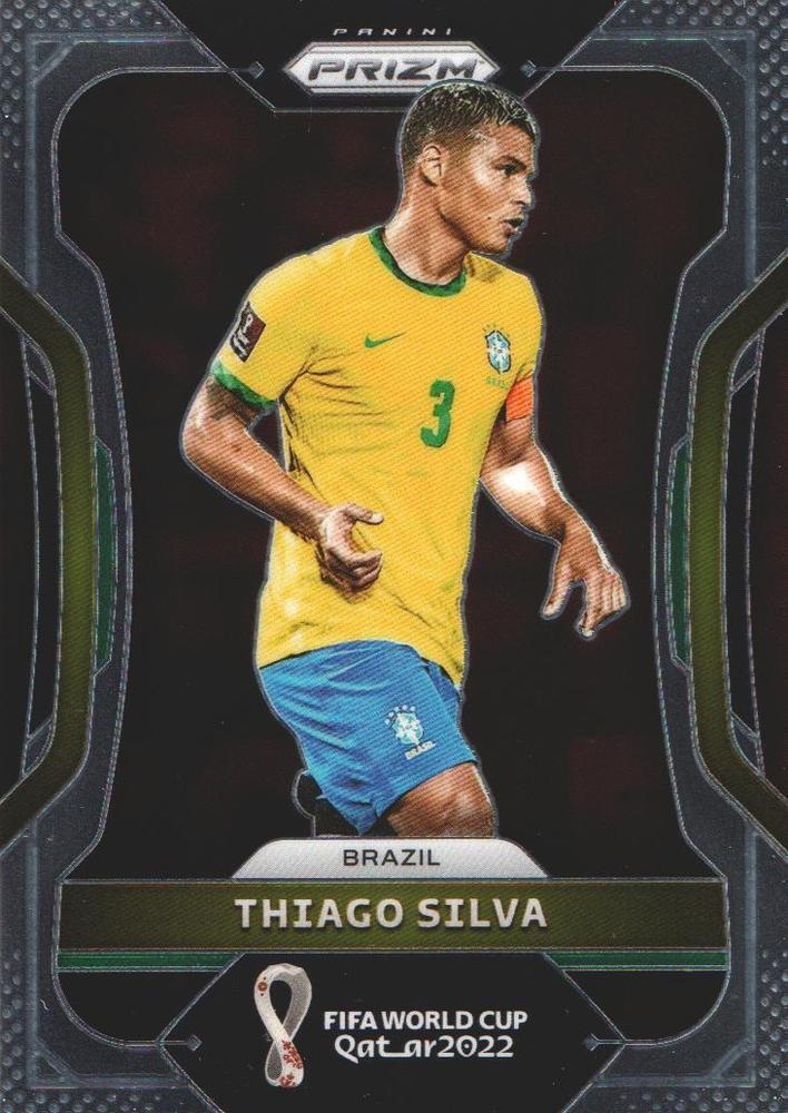 Sale Cards Thiago Silva Brazil 2022 Panini Prizm Fifa World Cup Soccer