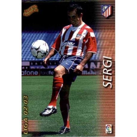 Sergi Nuevo Fichaje Atlético Madrid 387 Megafichas 2002-03