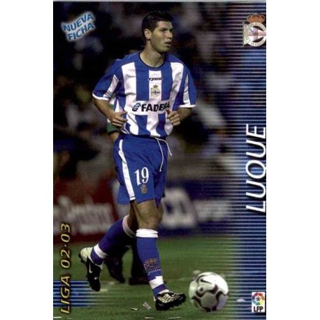 Luque Fichas Bis Deportivo 126 Bis Megacracks 2002-03