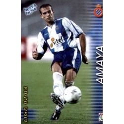 Amaya Fichas Bis Espanyol 130 Bis Megafichas 2002-03