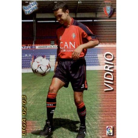 Vidrio Fichas Bis Osasuna 206 Bis Megacracks 2002-03