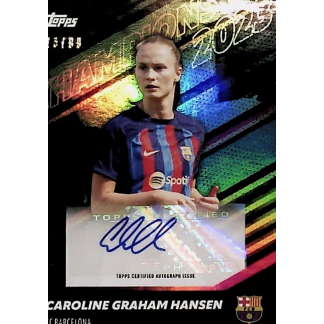 Graham Hansen Autograph Topps Winners 2022-23