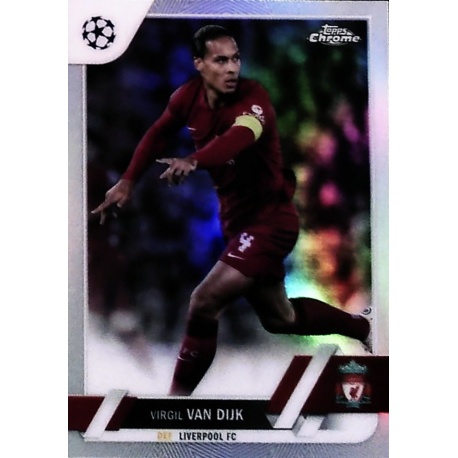 Virgil van Dijk Refractor Liverpool 130