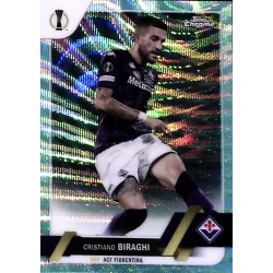 Cristiano Biraghi 131/199 Aqua Refractor ACF Fiorentina 89