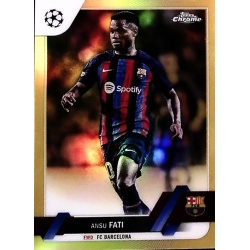 Ansu Fati Gold Refractor 37/50 Barcelona 193