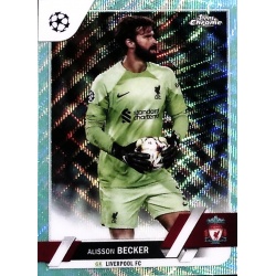 Alisson Becker Aqua Wave Refractor 131/199 Liverpool 74