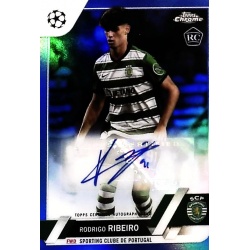 Rodrigo Ribeiro Rookie Blue Refractor Autograph 076/150 CA-RR