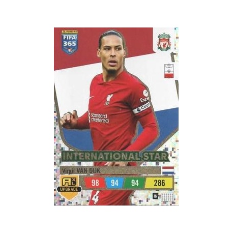 Virgil van Dijk International Star Liverpool I6