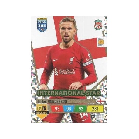 Jordan Henderson International Star Liverpool I7