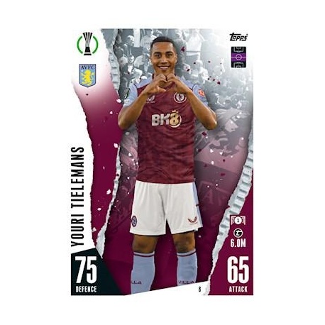 Youri Tielemans Aston Villa 8