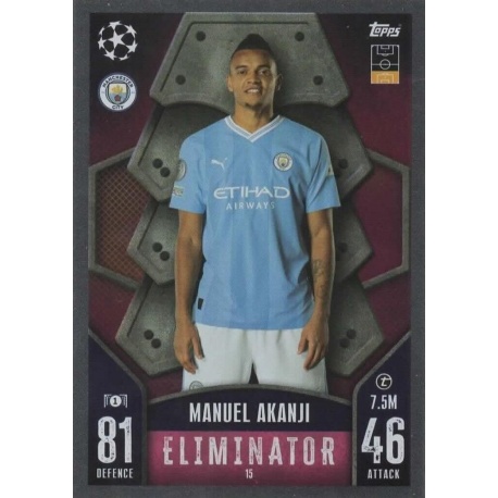 Manuel Akanji Eliminator Manchester City 15