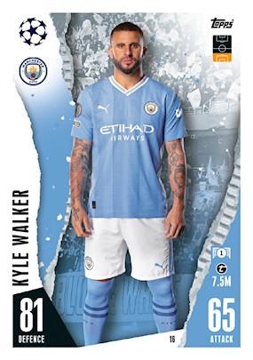 Sale Cards Kyle Walker Manchester City Match Attax 23/24 Topps