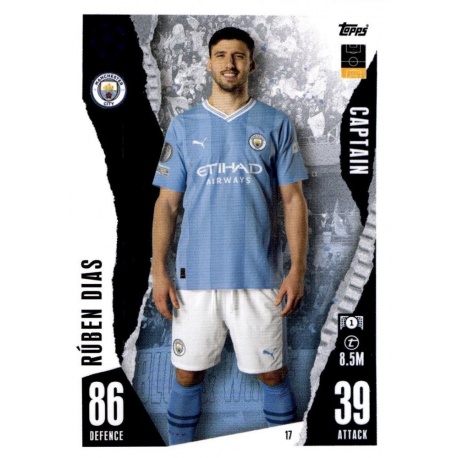 Rúben Dias Captain Manchester City 17