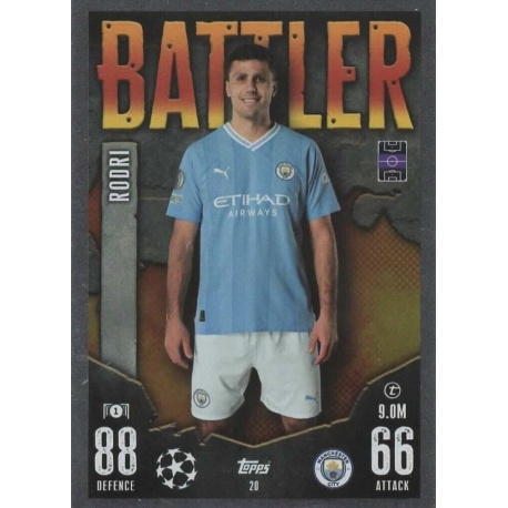 Rodri Battler Manchester City 20