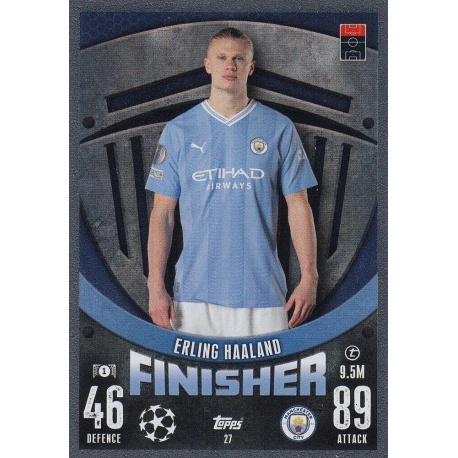 Erling Haaland Finisher Manchester City 27