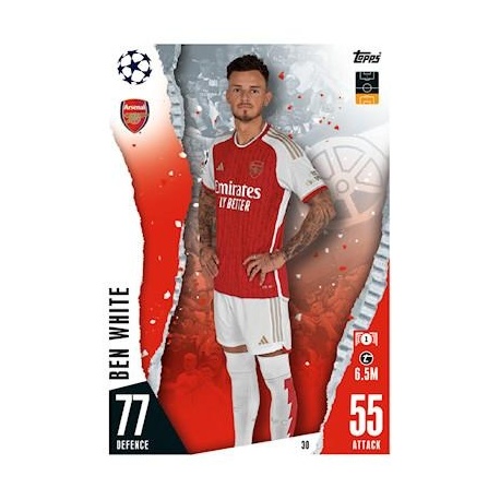 Ben White Arsenal 30