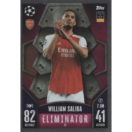 William Saliba Eliminator Arsenal 31