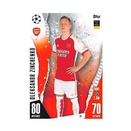 Oleksandr Zinchenko Arsenal 32