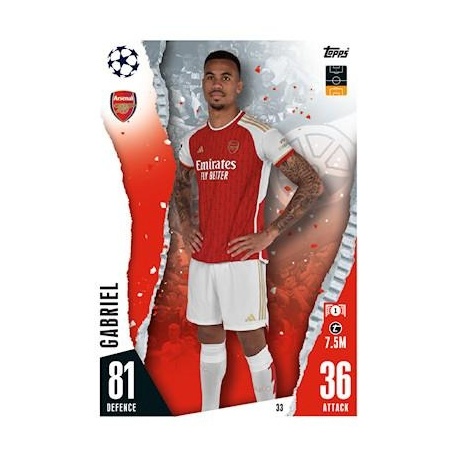 Gabriel Arsenal 33