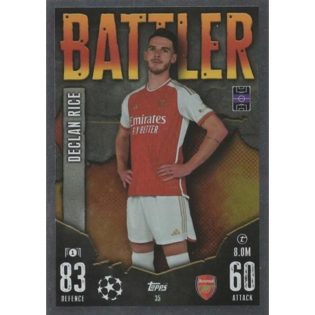 Declan Rice Battler Arsenal 35