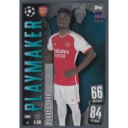Bukayo Saka Playmaker Arsenal 41