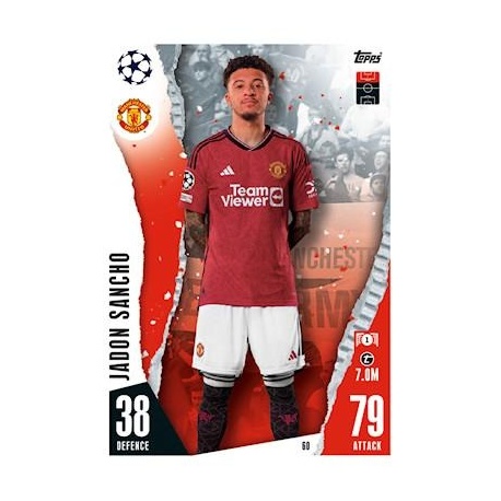 Jadon Sancho Manchester United 60