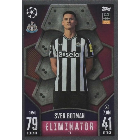 Sven Botman Eliminator Newcastle United 70