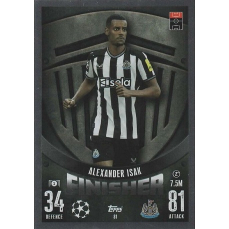 Alexander Isak Finisher Newcastle United 81