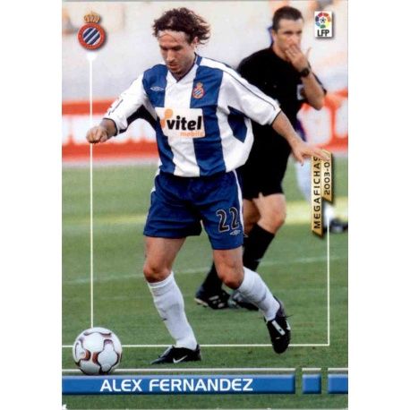 Alex Fernandez Espanyol 137 Megafichas 2003-04