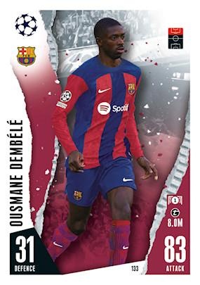 Sale Cards Ousmane Dembélé Barcelona Match Attax 2023/24