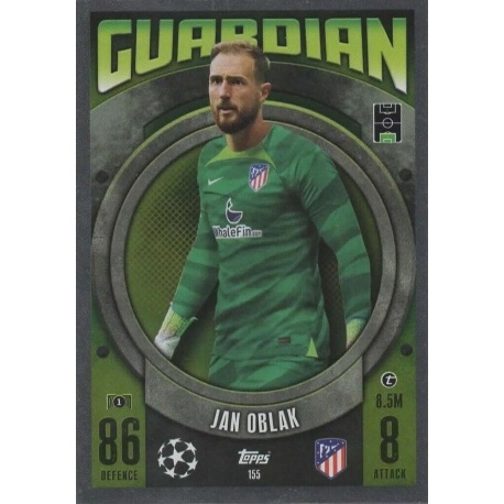 Jan Oblak Guardian Atlético Madrid 155
