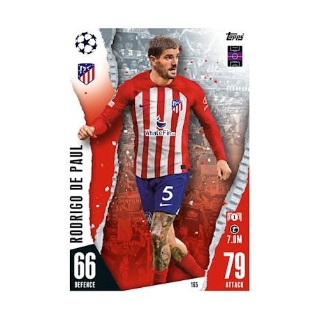 Rodrigo De Paul Atlético Madrid 165
