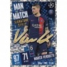 Oferta Trading Card Marco Verratti PSG Man of the Match Signature Style Topps Match Attax 2023/24