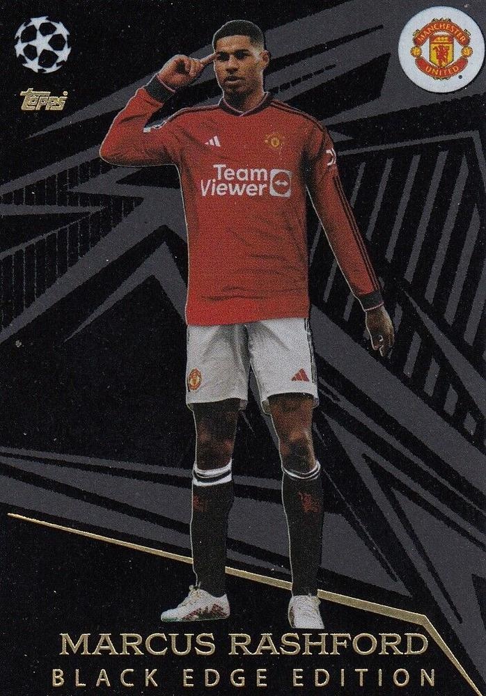 Carte Merlin Marcus Rashford Purple Wave /15 PSA 9 - Manchester United 2023-24