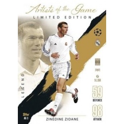 Zinedine Zidane Artists of the Game Limited Edition Real Madrid AG3