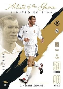 Sale Cards Zinedine Zidane Real Madrid Artists of the Game Limited