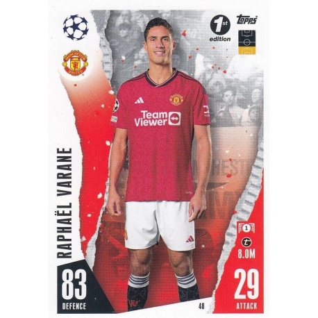 Varane 1st Edition Match Attax 2022-23