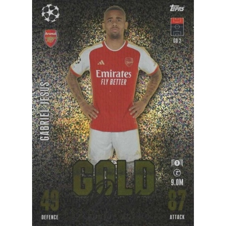 Gabriel Jesus Gold Dust Exclusive Edition 1st Edition GD 2
